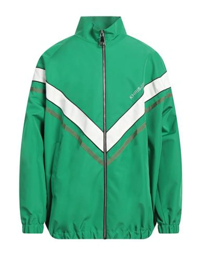 Khrisjoy Man Jacket Green Size 00 Polyester