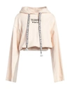 Disclaimer Woman Sweatshirt Beige Size M Cotton In Beige