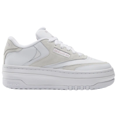 Reebok Womens  Club C Extra In Ftwr White/ash Lilac/pure Grey