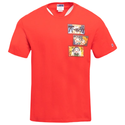 Champion Mens  Ds Red Lt District T-shirt In Multi/red