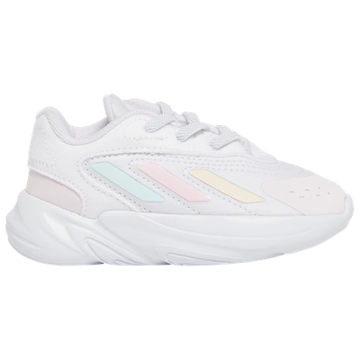 Adidas Originals Kids' Girls  Ozelia In White/pink/indigo