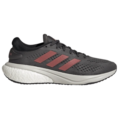 Adidas Originals Adidas Running Supernova 2 Sneakers In Black In Gray Six/wonder Red/core Black