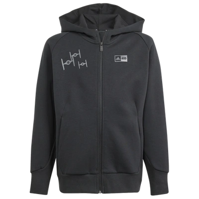 Adidas Originals Kids' Boys Adidas Star Wars Z.n.e. Full-zip Hoodie In Black