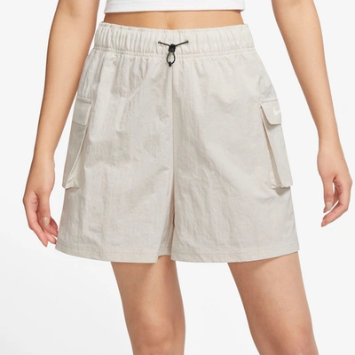 Nike Womens  Essential Woven Shorts In Brown