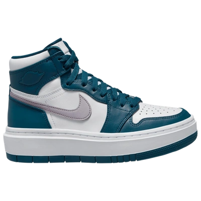 Jordan Womens  Air  1 Elevate Mid In Oxidized Green/white/sail