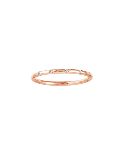 Pure Gold 14k Rose Gold Thin Ring