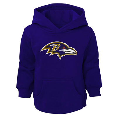 Outerstuff Kids' Toddler Purple Baltimore Ravens Logo Pullover Hoodie