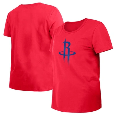 New Era Women's  Red Houston Rockets 2023/24 City Edition T-shirt
