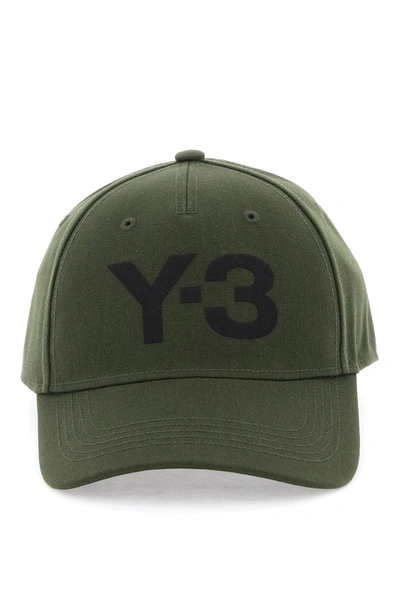 Y-3 Baseball Cap With Logo Embroidery In Night Cargo (green)