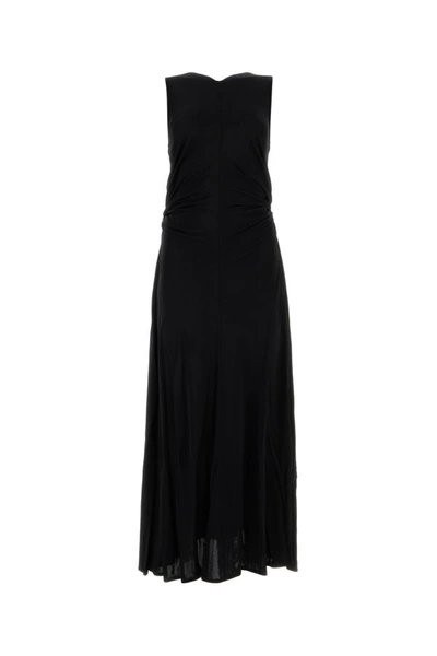 Bottega Veneta Woman Black Jersey Long Dress