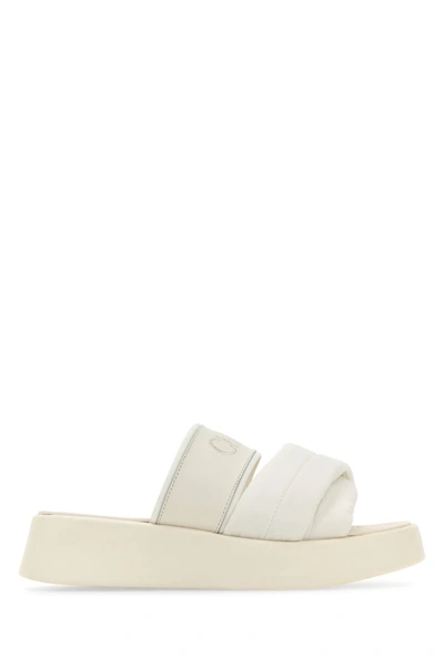 Chloé Chloe Slippers In White