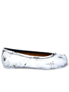 MAISON MARGIELA MAISON MARGIELA WOMAN MAISON MARGIELA WHITE LEATHER BALLET FLATS