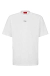 Hugo Boss Cotton-jersey Relaxed-fit T-shirt With Logo Print In White