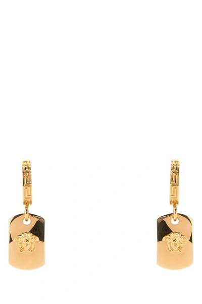 Versace Woman Gold Metal Medusa Earrings