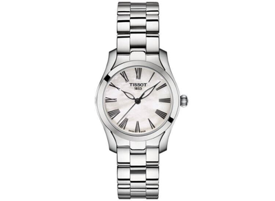 Pre-owned Tissot T1122101111300 Women's Watch Stainless Steel Band Analog Display