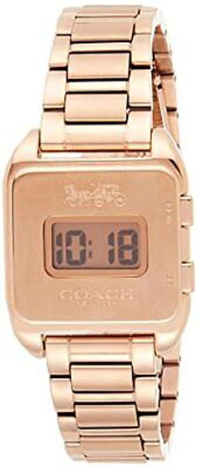 Pre-owned Coach Watch Darcy 14503593 Gold Women's