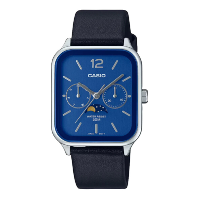 Pre-owned Casio Analog Blue Dial Men's Watch-mtp-m305l-2avdf