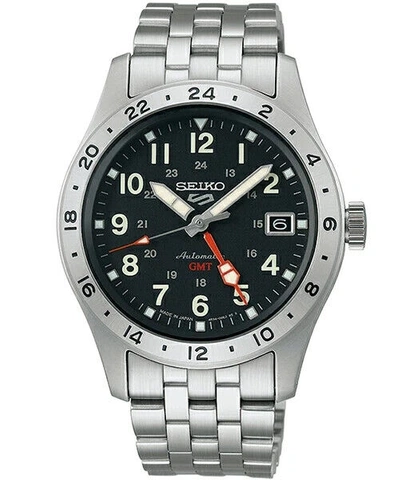 Pre-owned Seiko 5 Sports Field Street Gmt Sbsc011 Pre-order