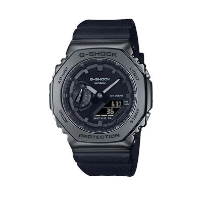 Pre-owned G-shock "gm2100bb-1a" (black) Sport Digital Analog Watch