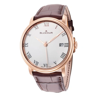 Pre-owned Blancpain Men's 6630-3631-55b Villeret 8 Jours 42mm Automatic Watch