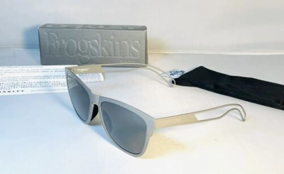 Pre-owned Oakley Frogskins Ti Sunglasses Raw Titanium 1/500 Sold Out X-metal Polarized In Black