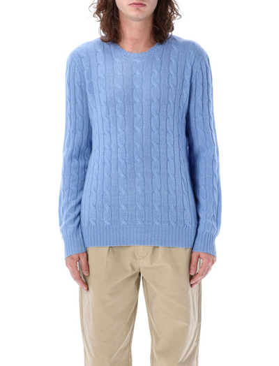 Polo Ralph Lauren Crewneck Knitted Jumper In Blue