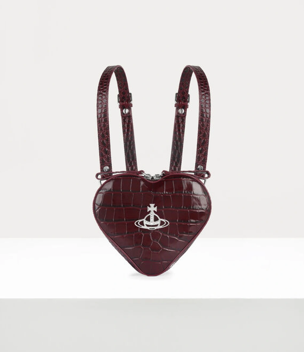johanna heart mini backpack red  Jon Hart Design Get ready to stand out in the halls with the coolest bag on the block Vivienne Westwood Ella Heart Mini
