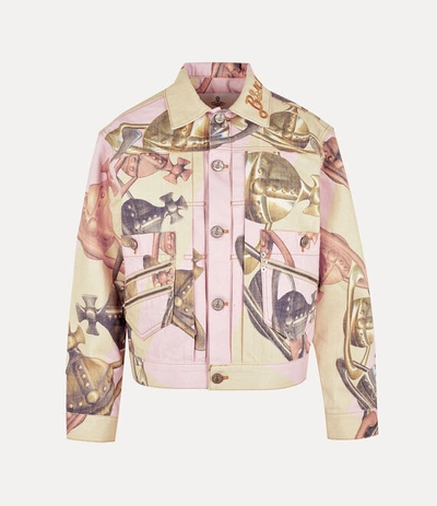 Vivienne Westwood Orb Chain Marlene Jacket In Multicolour