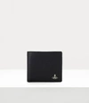 Vivienne Westwood Grain Leather Man Billfold In Black