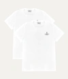 VIVIENNE WESTWOOD TWO-PACK T-SHIRT ORGANIC COTTON WHITE M MEN