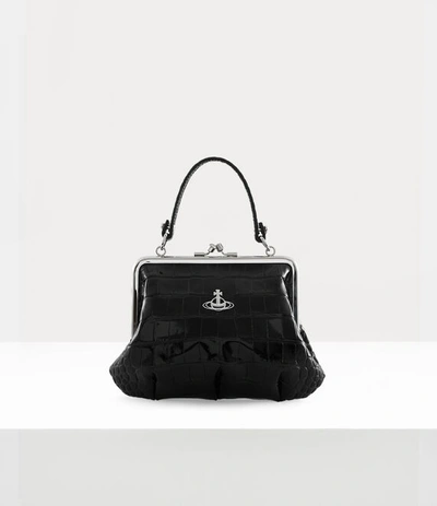 Vivienne Westwood Frame Purse In Black