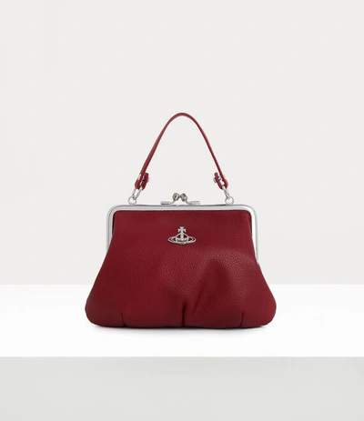 Vivienne Westwood Granny Frame Purse In Red