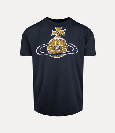 Vivienne Westwood Time Machine Classic T-shirt In Navy