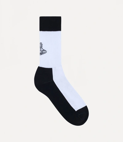 Vivienne Westwood Sporty Socks In White