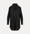 Vivienne Westwood Heart Shirt Dress In Black