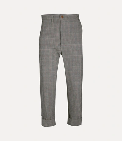 Vivienne Westwood Cropped Cruise Trousers In Prince-of-wales