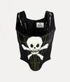 Vivienne Westwood Classic Portrait Corset In Skull-and-bones-