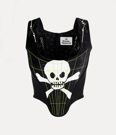 Vivienne Westwood Classic Portrait Corset In Skull-and-bones-