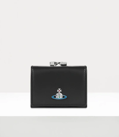 Vivienne Westwood Small Frame Wallet In Black