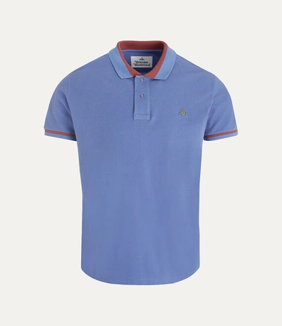 Vivienne Westwood Classic Polo In Dust-blue