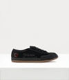 Vivienne Westwood Woman Sneakers Black Size 11 Textile Fibers In Black