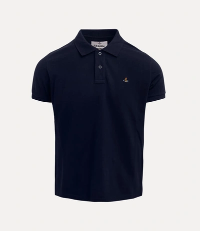 Vivienne Westwood Classic Polo In Navy