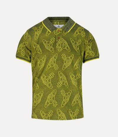 Vivienne Westwood Logo Polo T Shirt Yellow