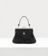 Vivienne Westwood Granny Frame Purse In Black