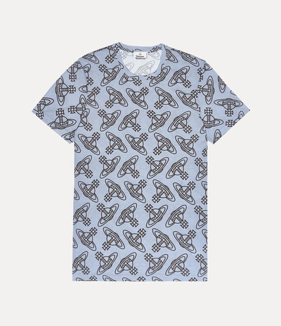 Vivienne Westwood Orb Allover Undershirt In Grey