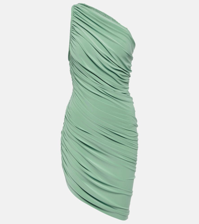 Norma Kamali Jeresy Midi Dress In Green