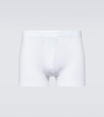 Derek Rose Jack Cotton-blend Boxers In White