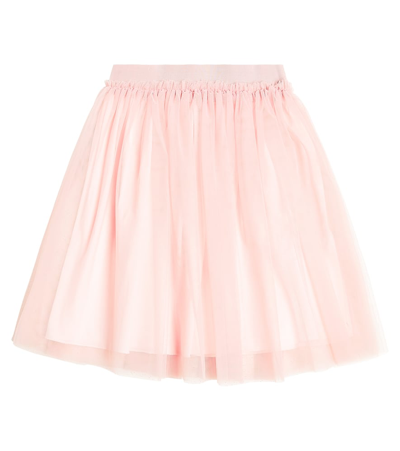 Il Gufo Kids' Gathered Skirt In Pink