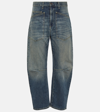 Nili Lotan Shon Wide-leg Cropped Jeans In Blue