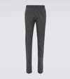 INCOTEX COTTON-BLEND STRAIGHT PANTS